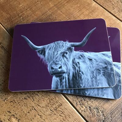 Shaggy Highland Cow Placemat (SD-PM-02-MLB)