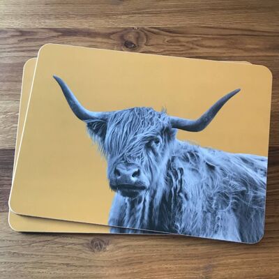 Shaggy Highland Cow Placemat (SD-PM-02-MUS)