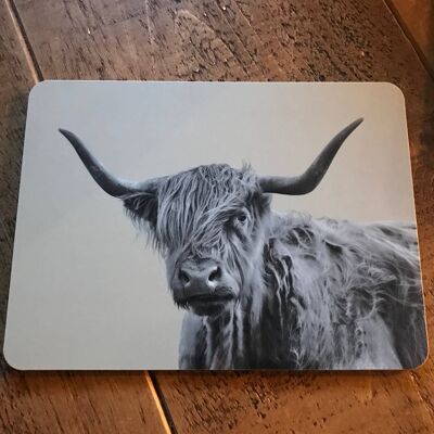 Shaggy Highland Cow Placemat (SD-PM-02-SND)
