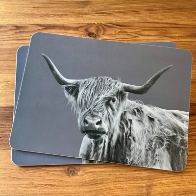 Shaggy Highland Cow Placemat (SD-PM-02-CHA)