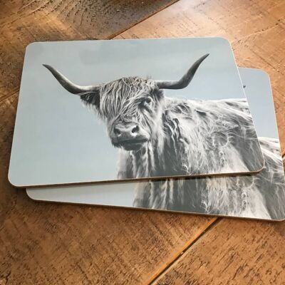 Shaggy Highland Cow Placemat (SD-PM-02-BLG)