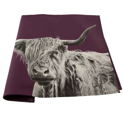 Shaggy Highland Cow Tea Towel (SD-TT-12-MLB)
