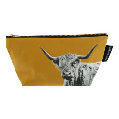 Shaggy Highland Cow Wash Bag (SD-WB-12-OCH)