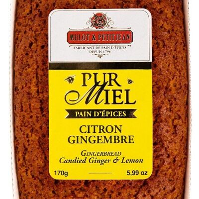 PAN DE JENGIBRE MIEL PURA LIMÓN JENGIBRE