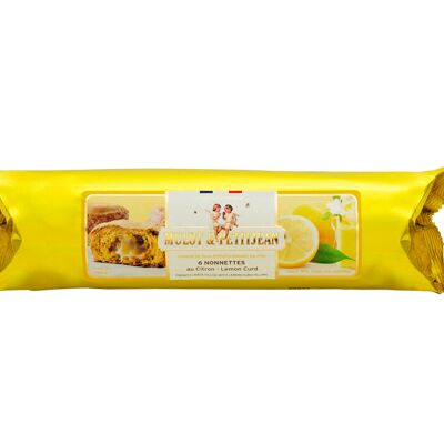 RONDA DE PAN DE JENGIBRE - ROLLO DE 6 NONNETS DE LIMÓN Y CURDA DE LIMÓN