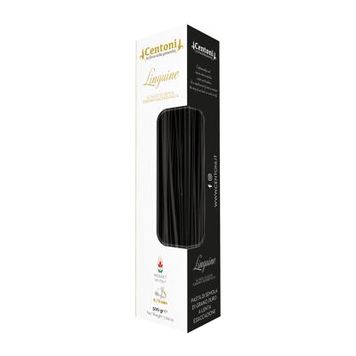 Linguine Al Nero Di Seppia Aromatizado 500g (1,1 lb)