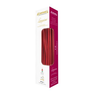 Linguine aromatizado al vino tinto 500 g (1,1 lb)