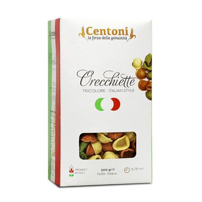 Orecchiette Tricolore 500g (1.1 lb)