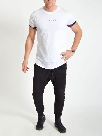 T-shirt Multicolore Blanc 3
