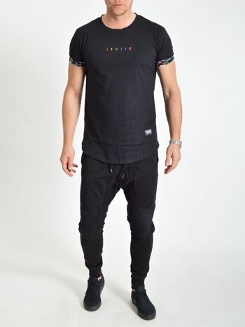 T-shirt Multicolore Noir 4