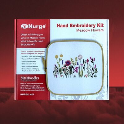 Nurge Meadow Flowers Embroidery Kit