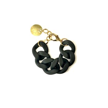 BRACELET KELLY NOIR MAT 1