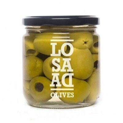 Gordal Oliven ohne Knochen 345gr. Losada-Oliven