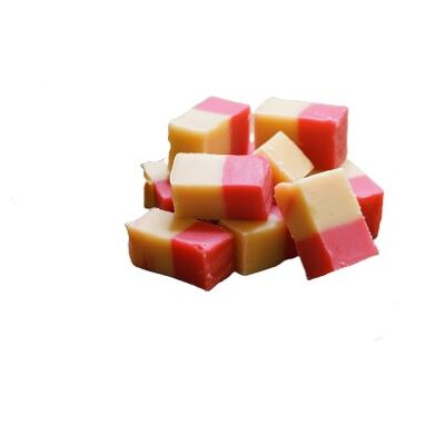 Dairy Free Strawberry & Cream Fudge