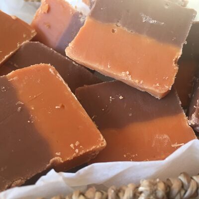 Chocolate Orange Fudge - Half Bar Box 150g e