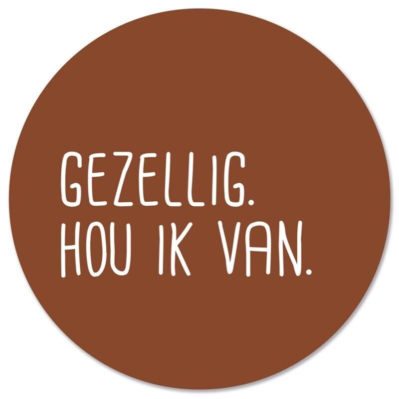 Cerchio da parete accogliente - Ø 20 cm - Dibond - Consigliato