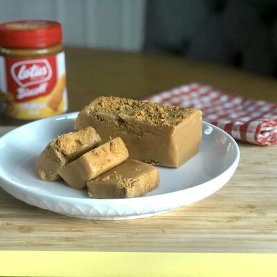 Biscoff Biscuit Topped Fudge - Whole bar 300g e