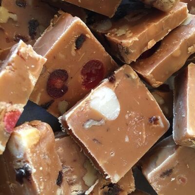 Fruit & Nut Fudge - Whole Bar Box 300g e