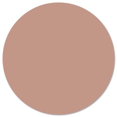 Cerchio da parete tinta unita rosa pallido - Ø 20 cm - Dibond - Consigliato