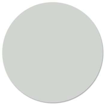 Cercle mural uni vert pâle - Ø 20 cm - Dibond - Recommandé