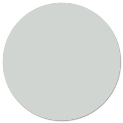 Círculo de pared liso verde pálido - Ø 20 cm - Dibond - Recomendado