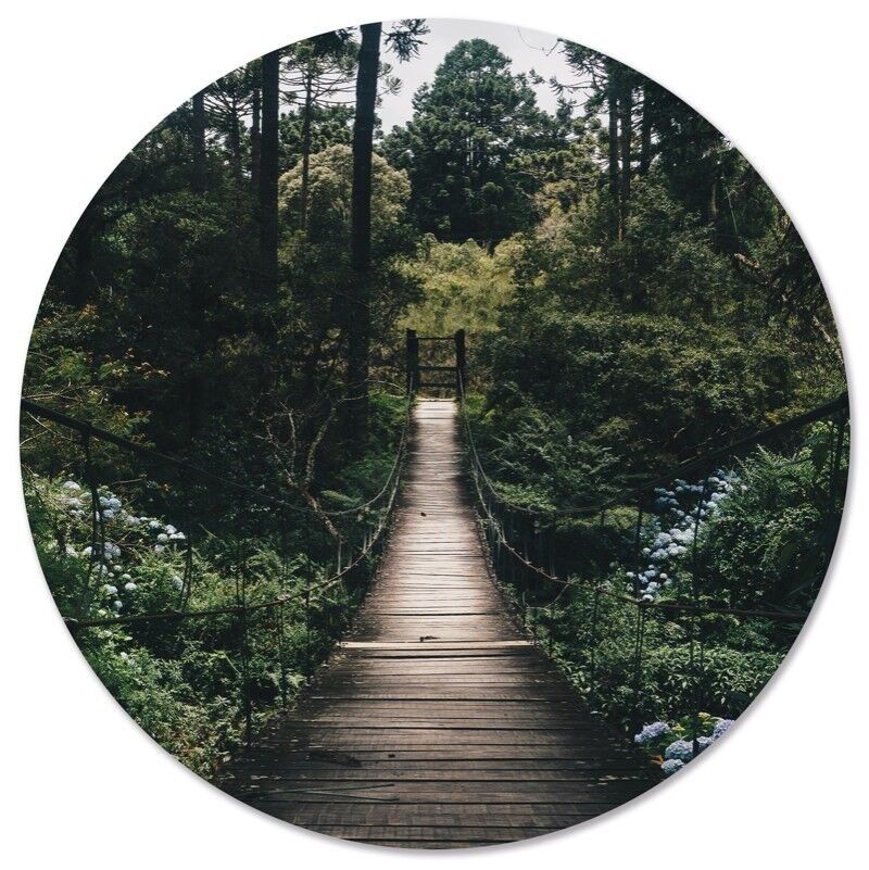 Ponte circolare da parete - Ø 20 cm - Dibond - Consigliato