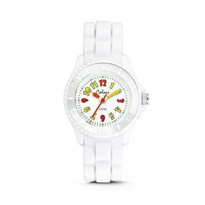 Colori Kinderuhr 30MM Weiss 5ATM