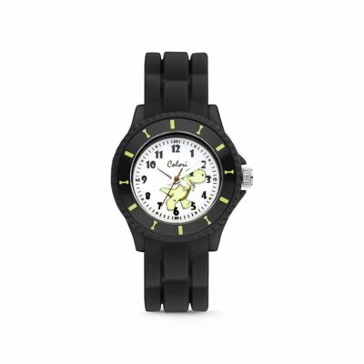 Colori Kidswatch 30MM Dinosauro Nero 5ATM