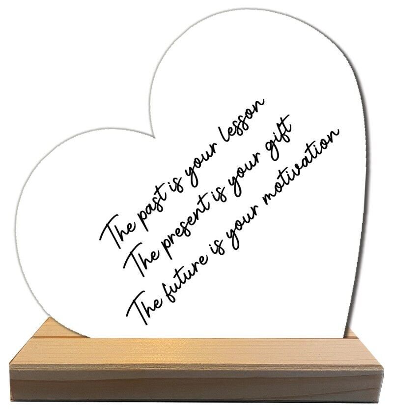 Glücksmoment passt, Gegenwart, Zukunft - Weiß