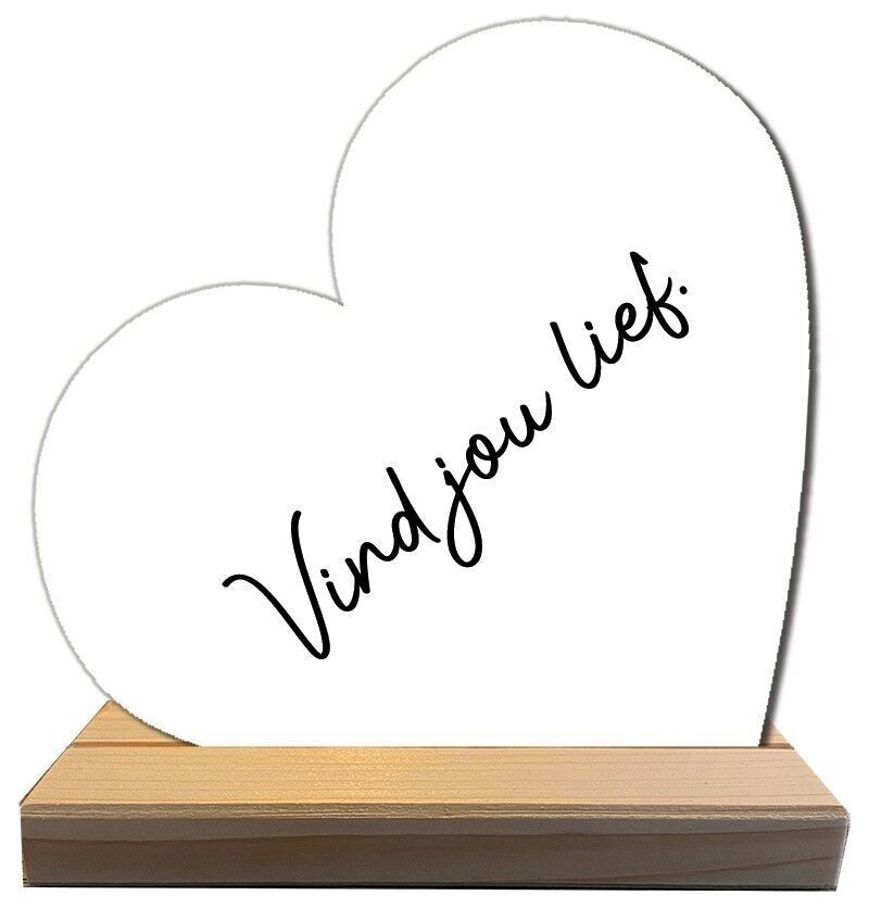 Moment des Glücks liebt dich - Weiß