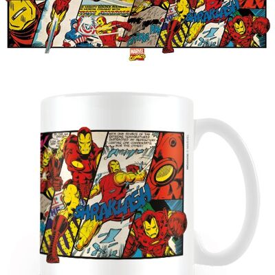 PANELES DE IRON MAN RETRO DE MARVEL