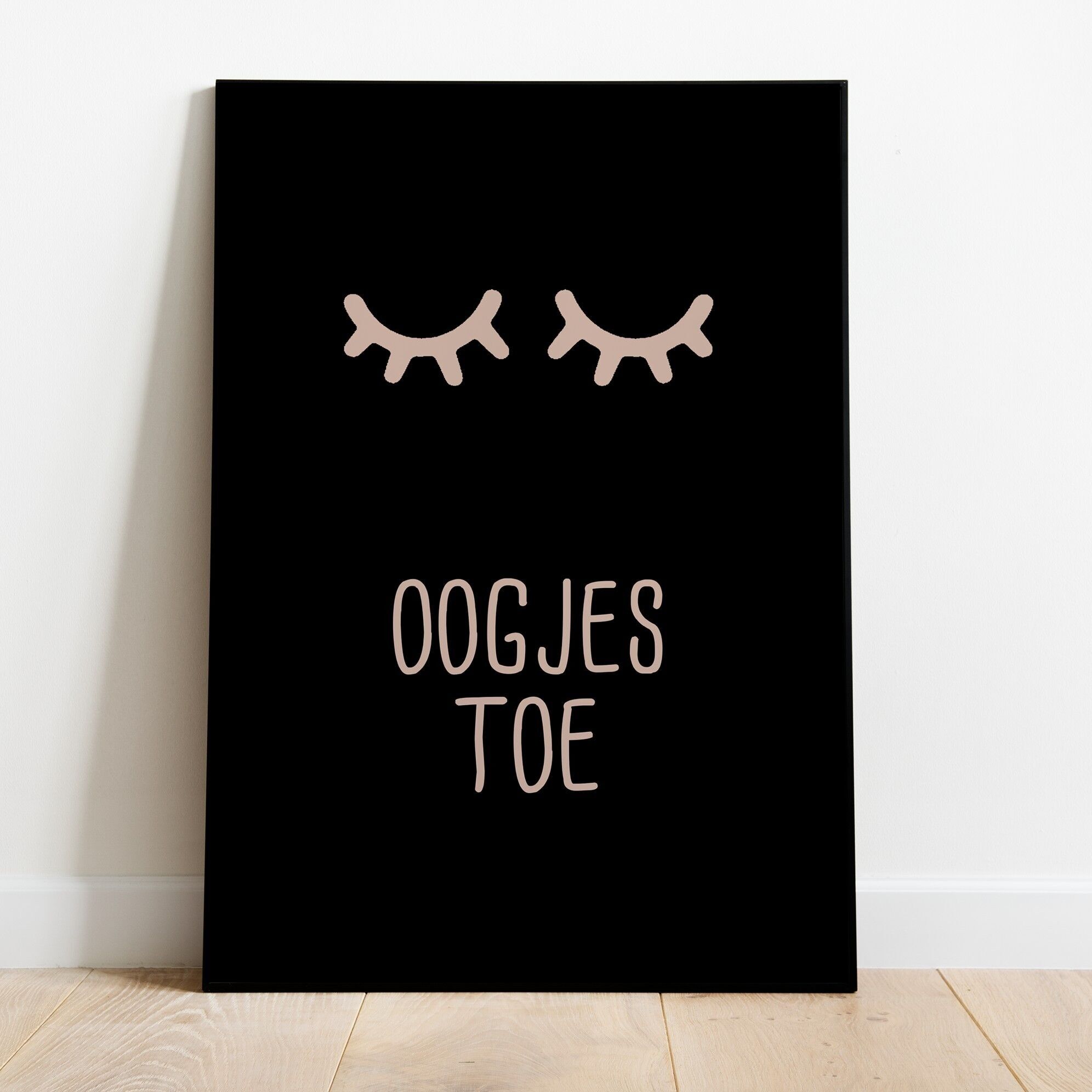 Children's room poster with eyes - A4