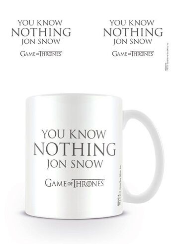 GAME OF THRONES - VOUS NE SAVEZ RIEN JON SNOW