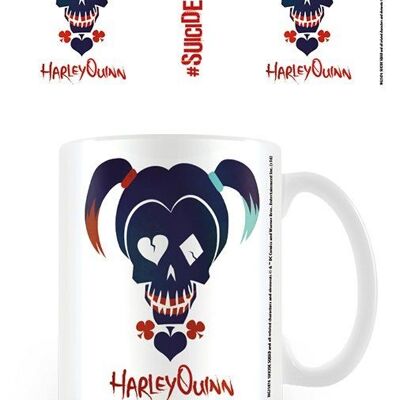 SQUADRA SUICIDA HARLEY QUINN SKULL