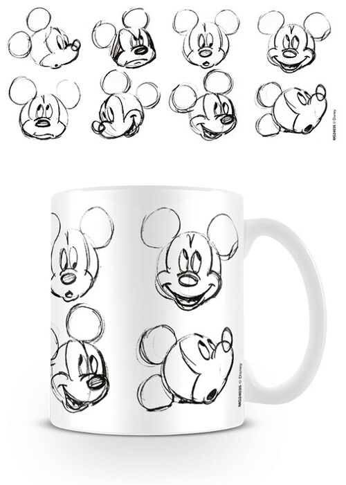 MICKEY MOUSE SKETCH FACES