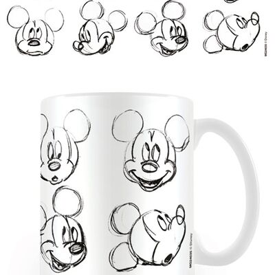 VISAGES DE CROQUIS DE MICKEY MOUSE