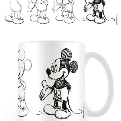 PROCESSUS DE CROQUIS DE MICKEY MOUSE