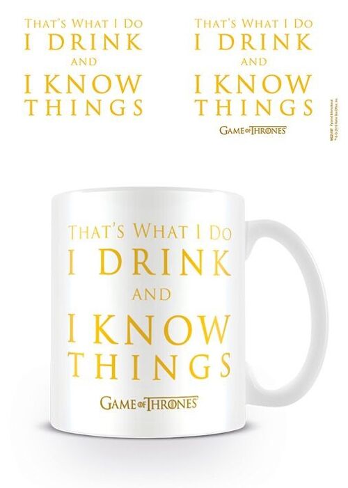 GAME OF THRONES DRINK & KNOW THINGS