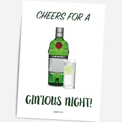 A gin'ious night - A5 Punshop