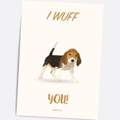 I wuff you - A5 Punshop