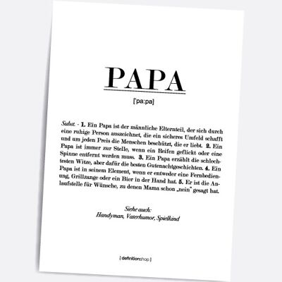 Papa - A5 Definitionshop