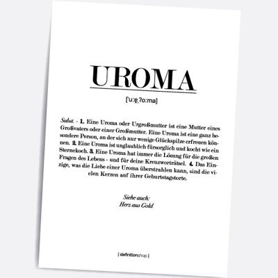 Uroma - A5 Definitionshop