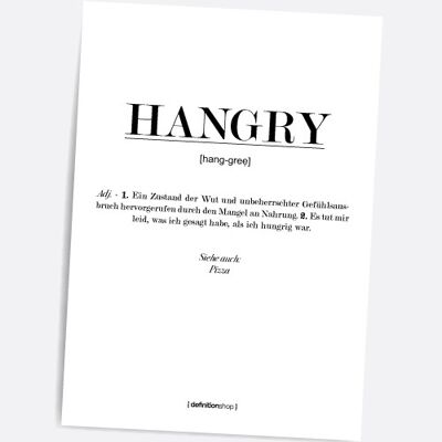 Hangry - A5 Definitionshop