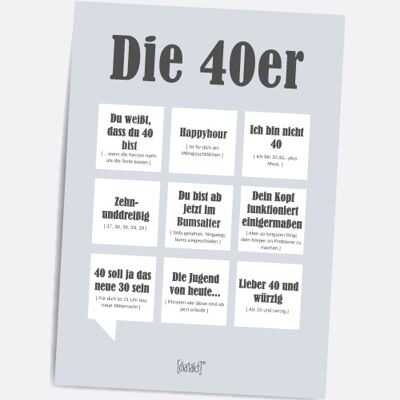 Die 40er - A5 Dialäkt