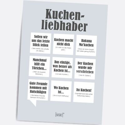 Kuchenliebhaber - A5 Dialäkt