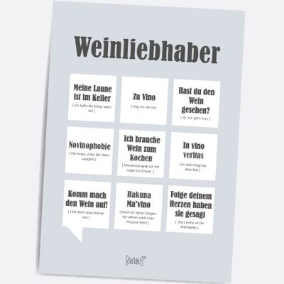 Weinliebhaber - A5 Dialäkt