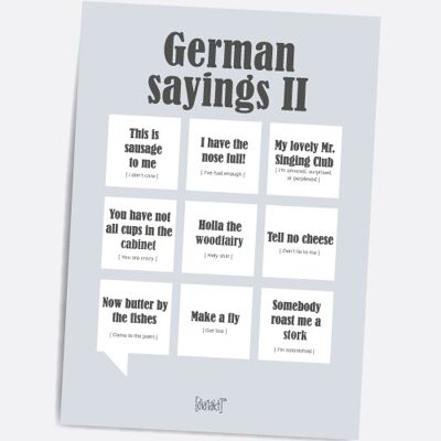 German Sayings II - A5 Dialäkt
