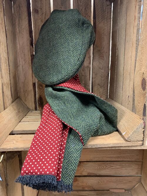 Chepstow Tweed with Red Polka Dot
