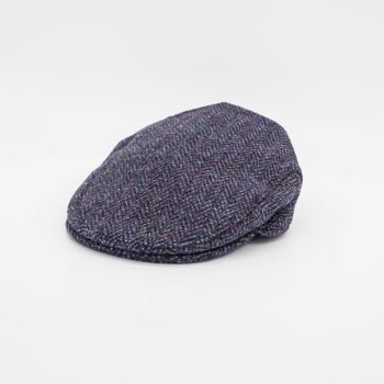 Casquette plate en tweed Brenin 8