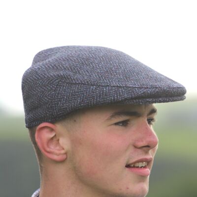 Casquette plate en tweed Brenin